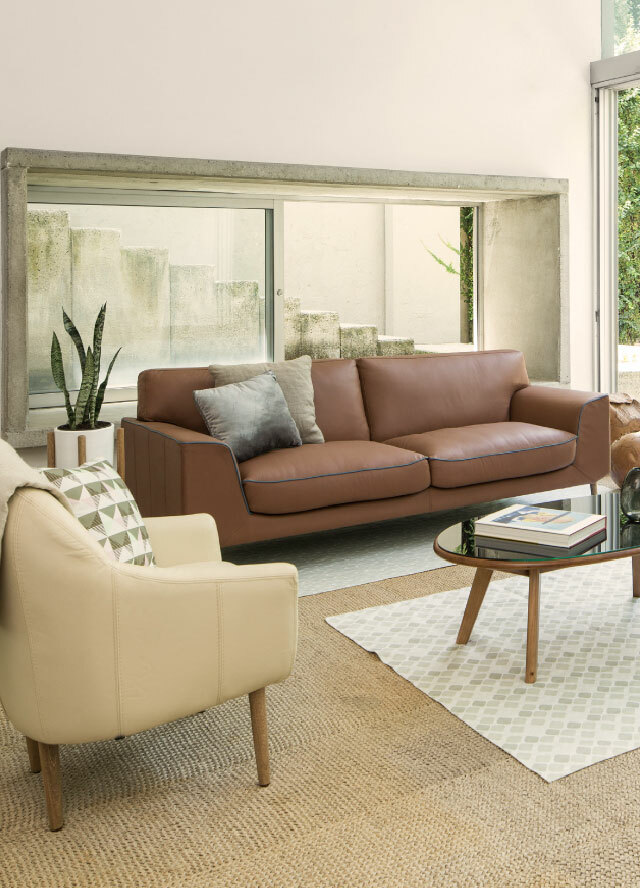 Sofas En Puro Cuero Bogota Baci Living Room